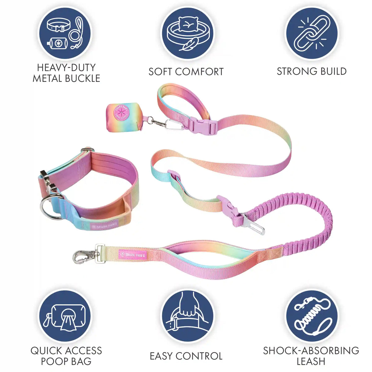 Comfort Control Collar and Multipurpose Leash Sets