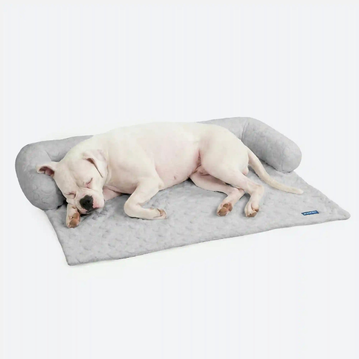 Frostcore™ Cooling Couch Cover Dog Bed - Hearts Grey