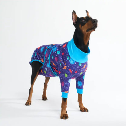 Dog Surgical Suit - Planets