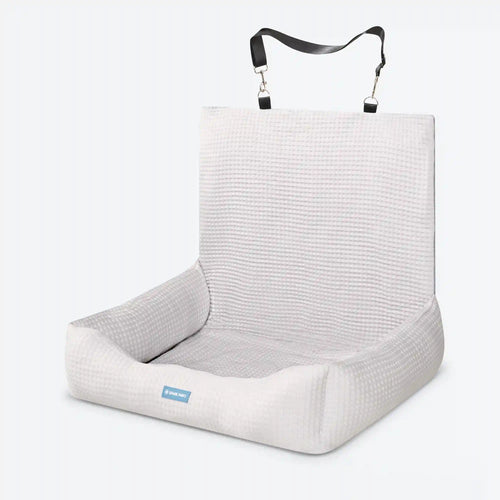 Frostcore™ Dog Cooling Car Seat Bed - Waffle Grey
