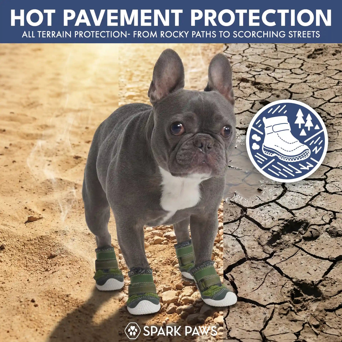 Hot Pavement Pawtector Dog Shoes