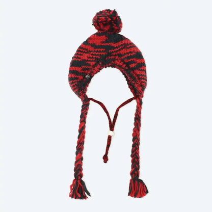Knit Pom Pom Dog Beanie Hats