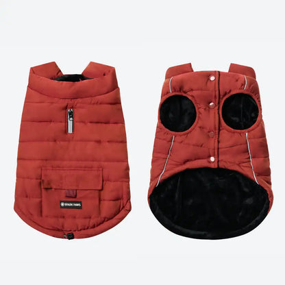WarmShield Water-Resistant Jacket - Crimson