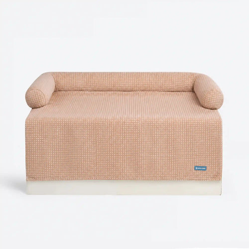 Frostcore™ Cooling Couch Cover Dog Bed - Waffle Brown