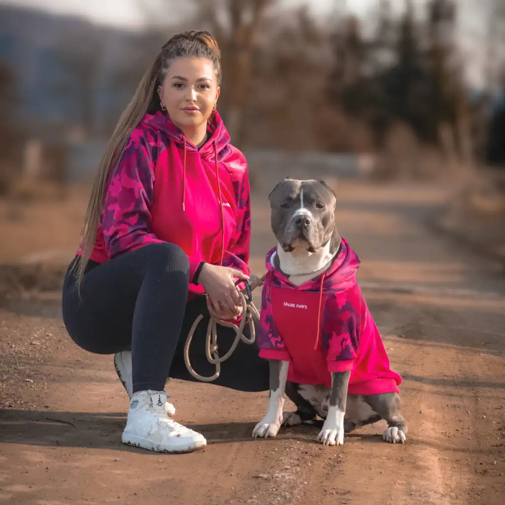 Camo Dog Hoodies