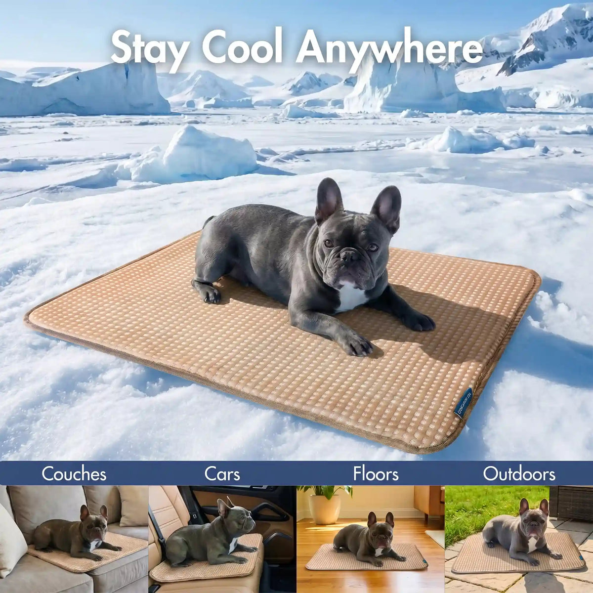Frostcore™ Cooling Couch Cover Dog Bed and Cooling Mat Sets
