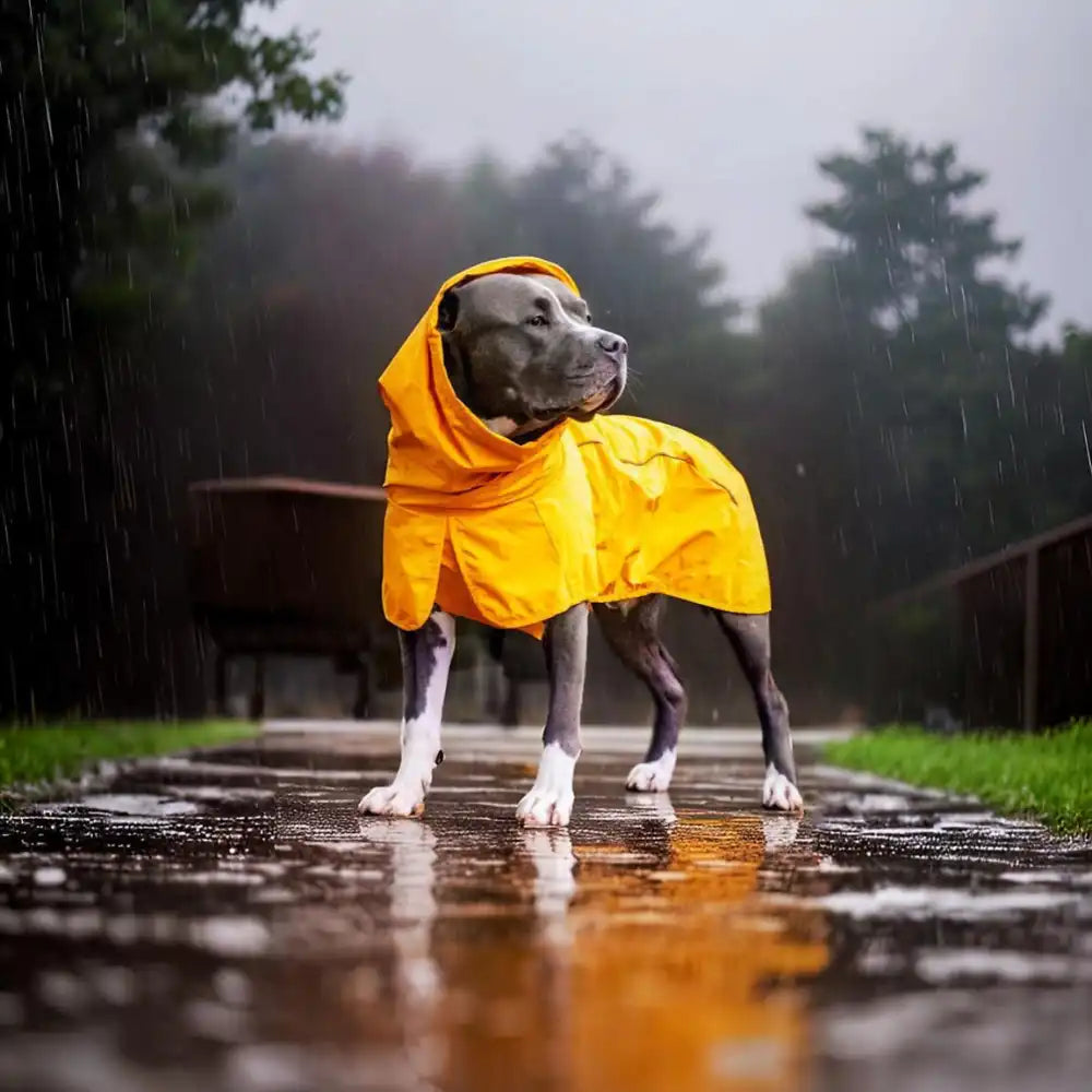 Breatheshield™ Dog Raincoat - Mustard Yellow