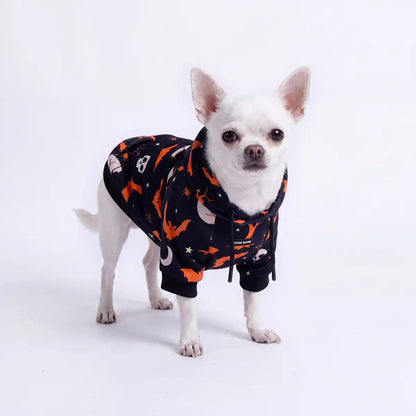 Halloween Dog Hoodie - Black