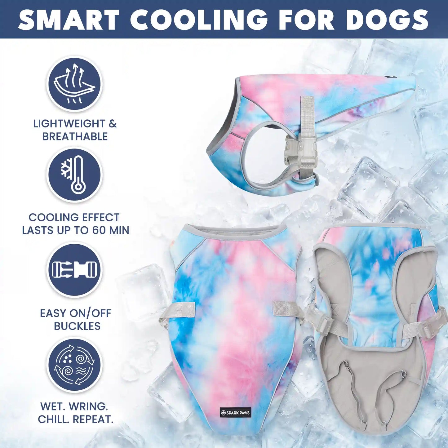 Dog Cooling Vest - Snow Cone