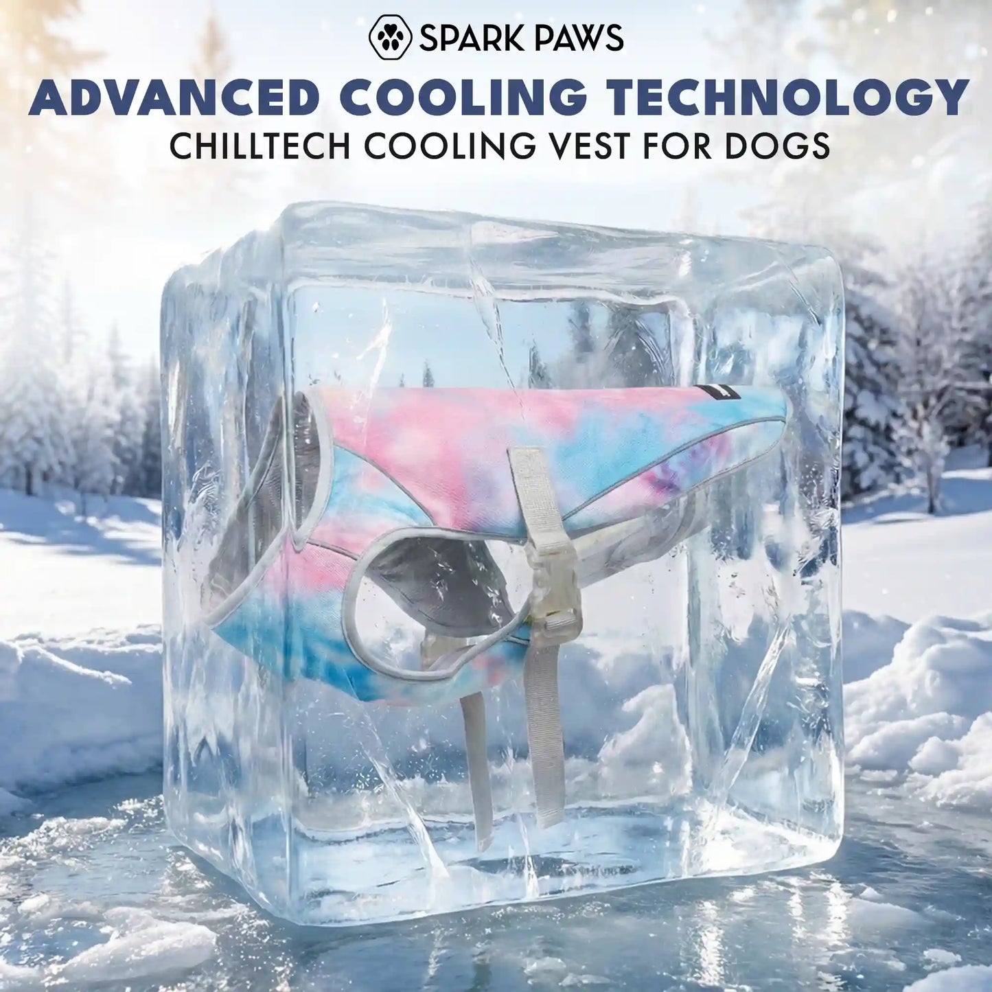 Dog Cooling Vest - Snow Cone