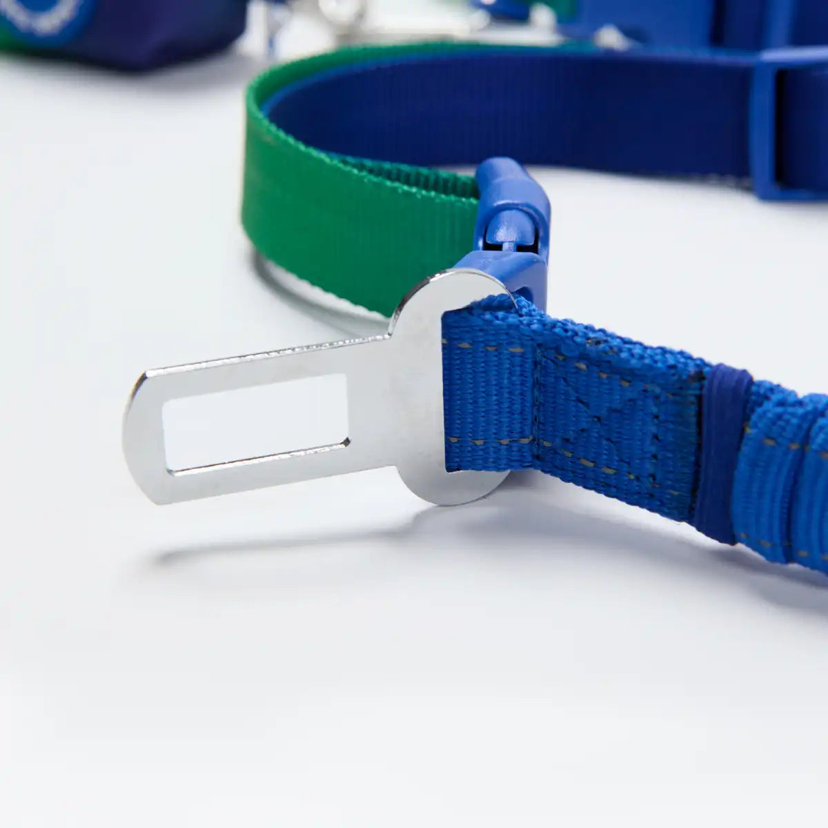 Multipurpose Seatbelt Handsfree Leash & Poop Bag Holder Set