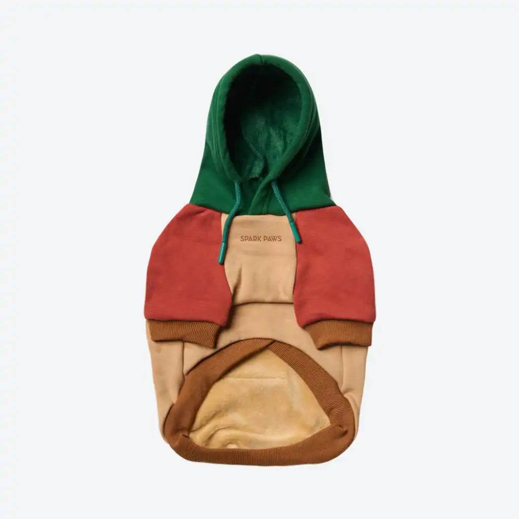 Color Block Dog Hoodies
