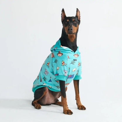 The Australia Dog Hoodie - Teal