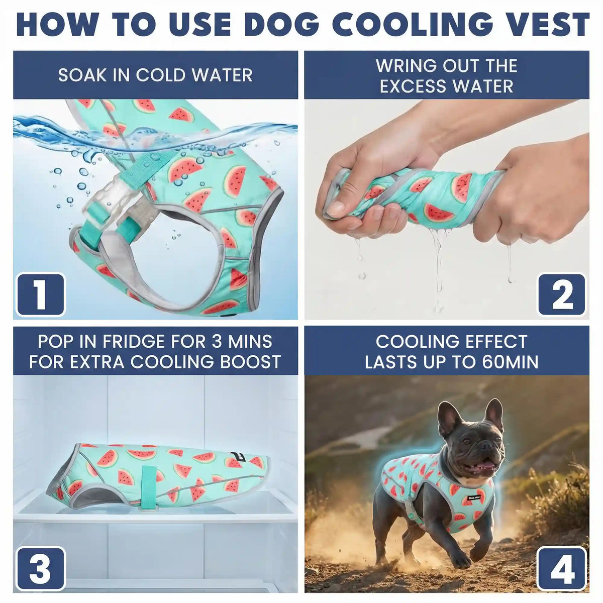 Chilltech™ Dog Cooling Vest 2 Pack