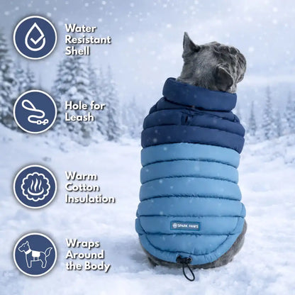 PuffShield Winter Jacket - Blue
