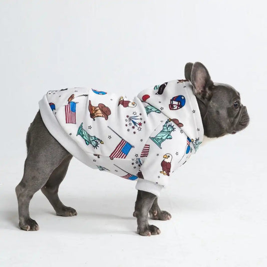 Around the World Dog Hoodies