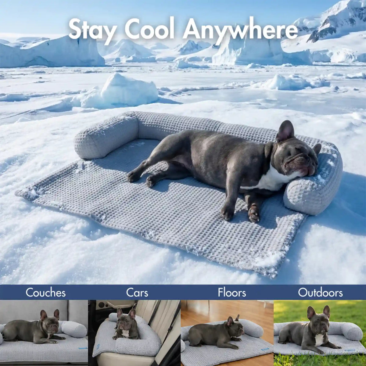 Frostcore™ Cooling Couch Cover Dog Bed and Cooling Mat Sets