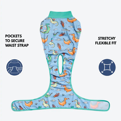 Dog Surgical Suit - Dragons