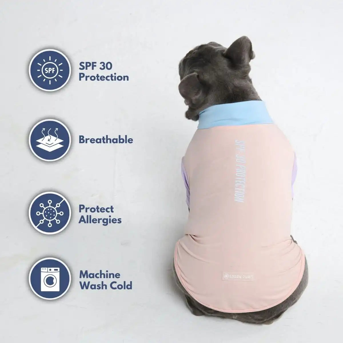 Sunblock Dog T-Shirt - Color Block
