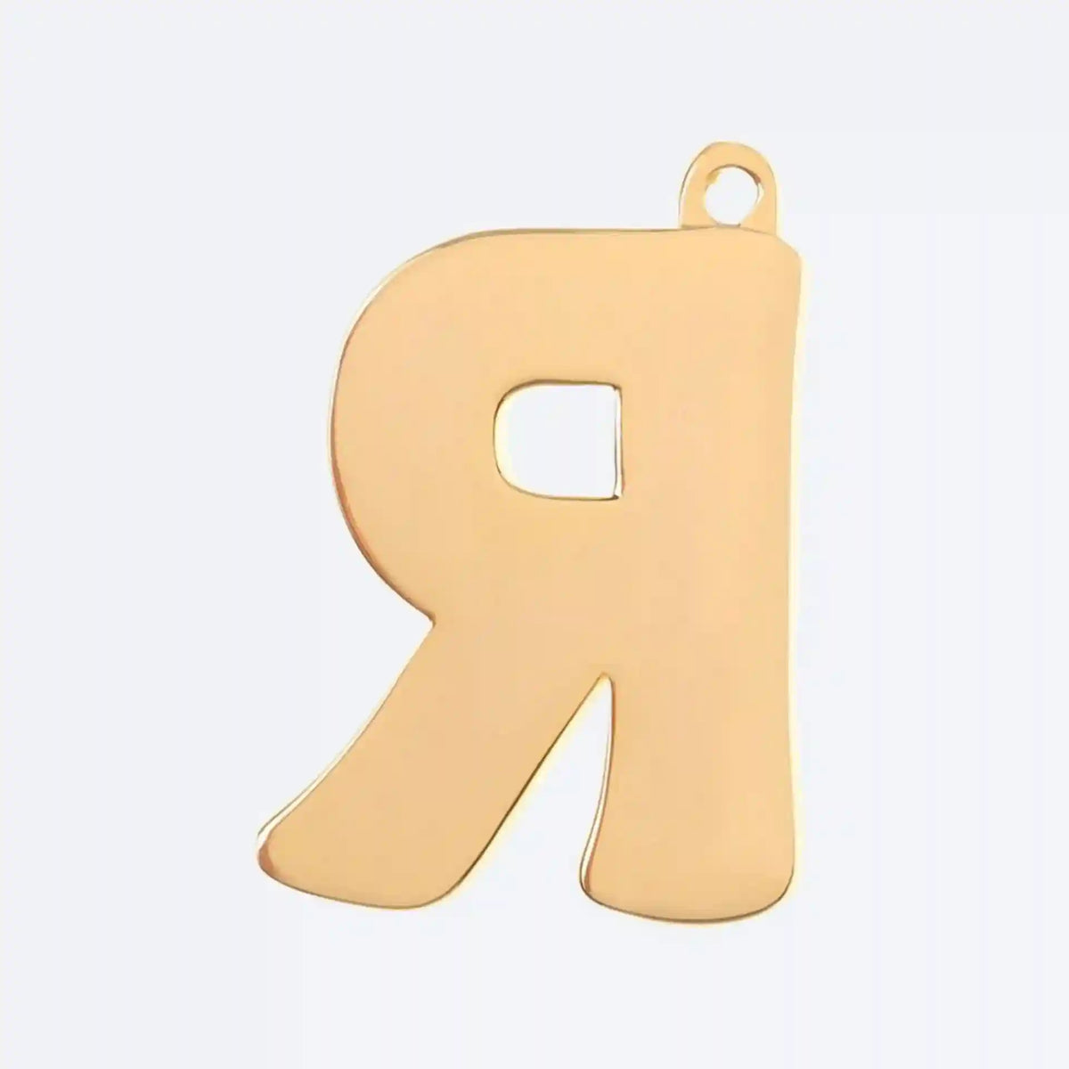 Initial Letter Jewelry Tag - R