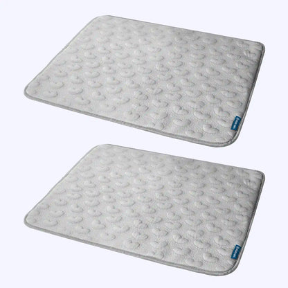 Frostcore™ Cooling Mat (2-pack) - Hearts Grey