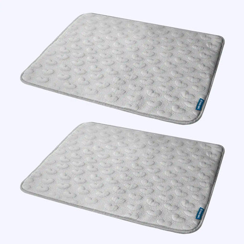 Frostcore™ Cooling Mat (2-pack) - Hearts Grey