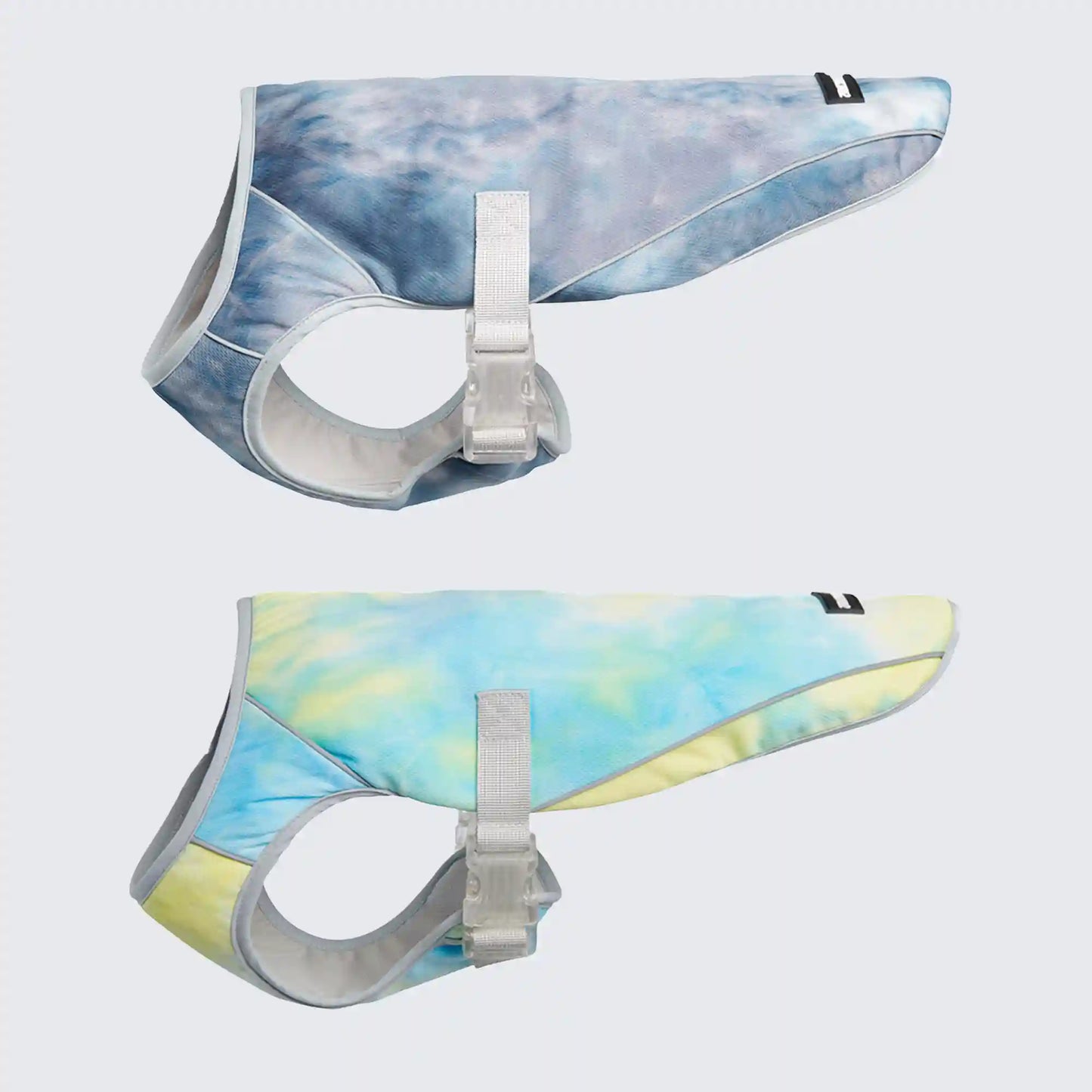 Dog Cooling Vest (2-pack) - Ice Blue & Tropical Storm