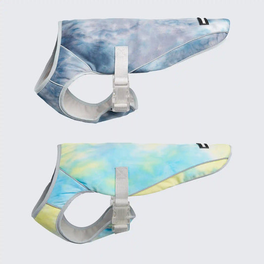 Dog Cooling Vest (2-pack) - Ice Blue & Tropical Storm
