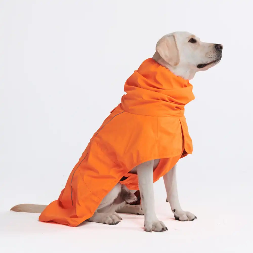 Breatheshield™ Dog Raincoat - Neon Orange