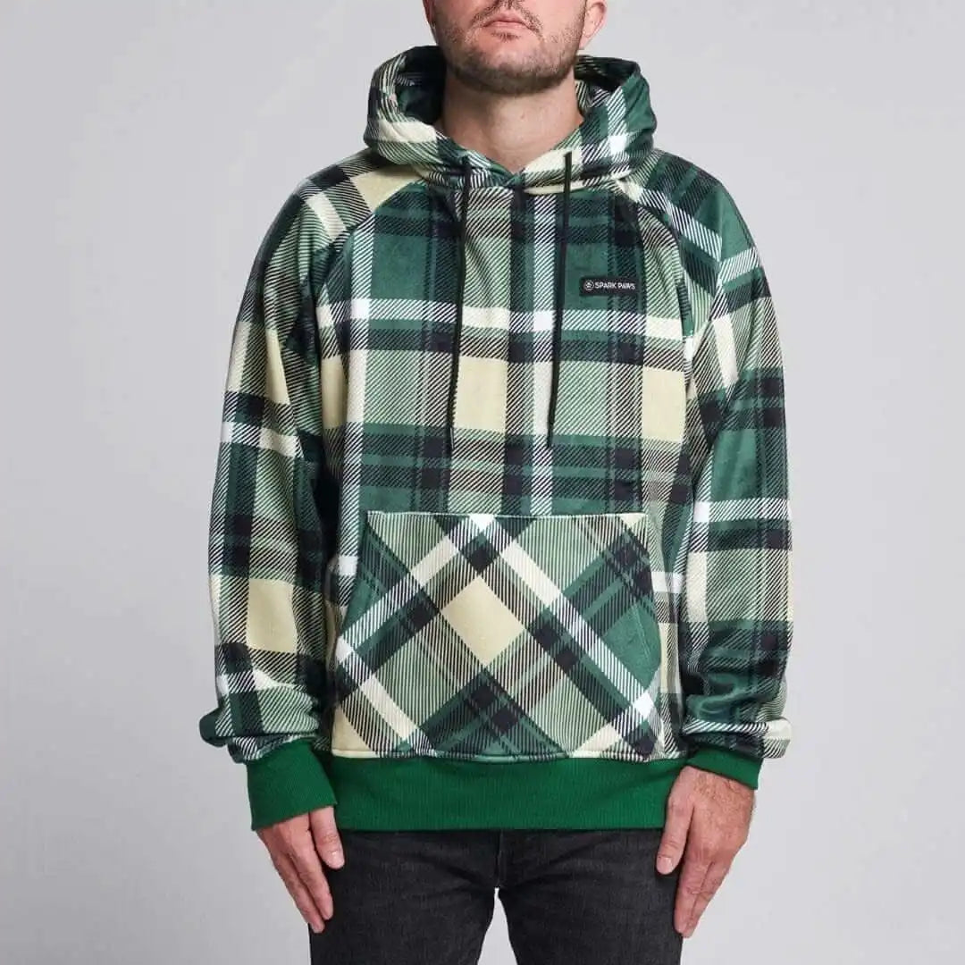 Plaid Human Hoodies