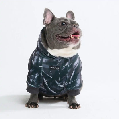 Concrete Wood Dog Hoodies
