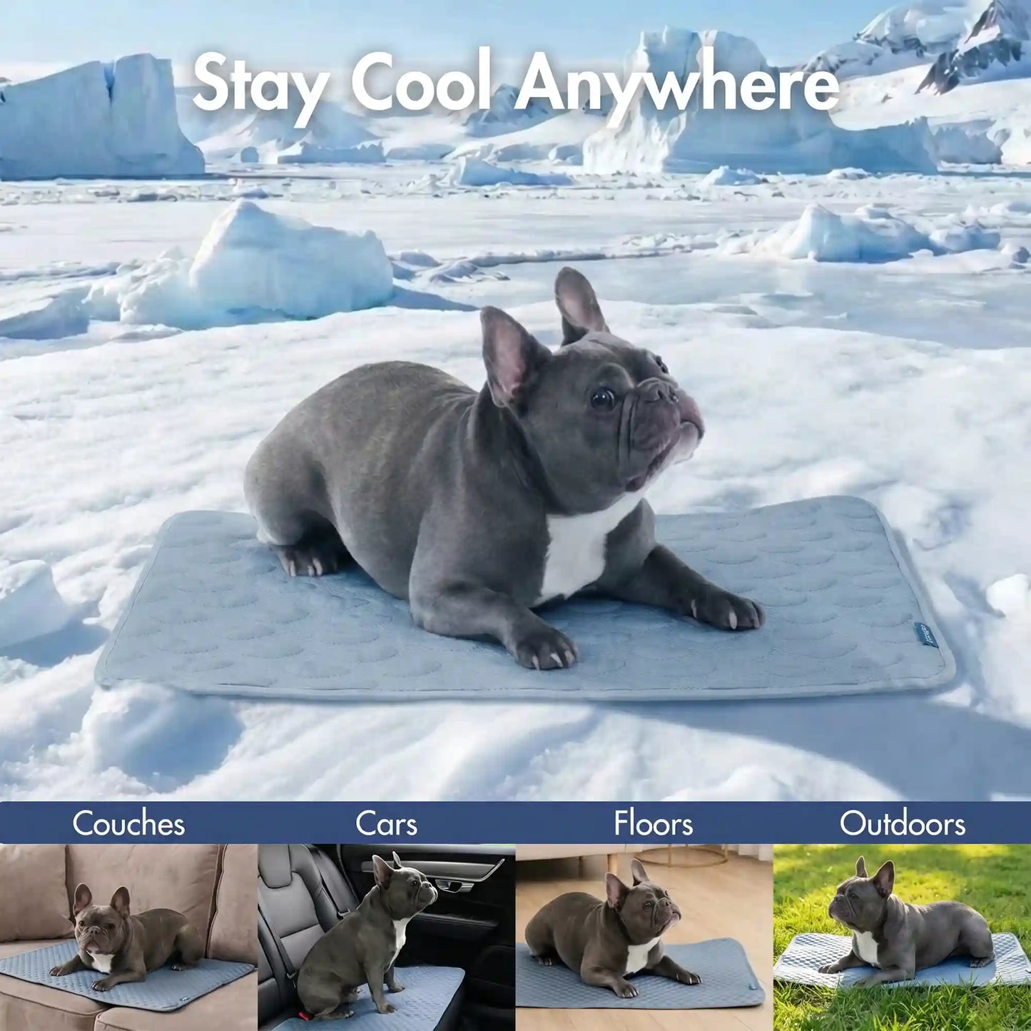 Frostcore™ Cooling Couch Cover Dog Bed and Cooling Mat Sets