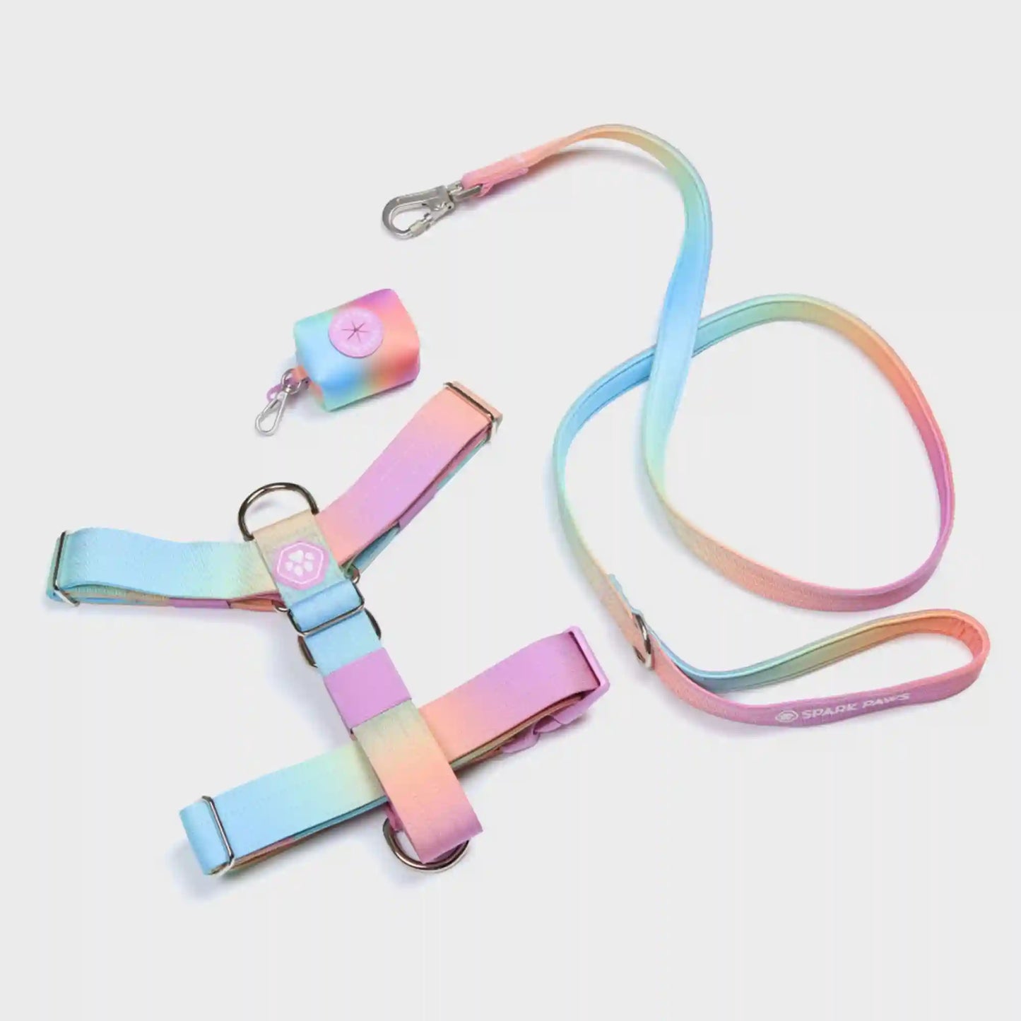 Comfort Control No-Pull Dog Harness Set - Pastel Icing