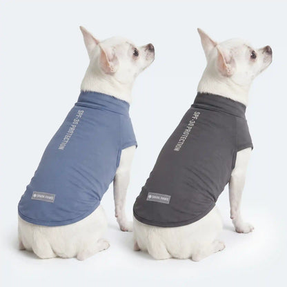 Sunblock Dog T-Shirt (2-pack) - Dark Grey Navy Blue