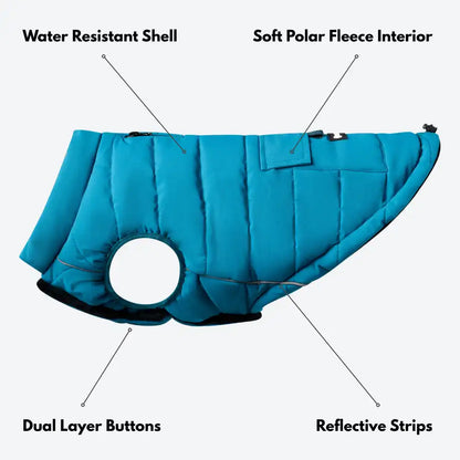 WarmShield Water-Resistant Jacket - Teal