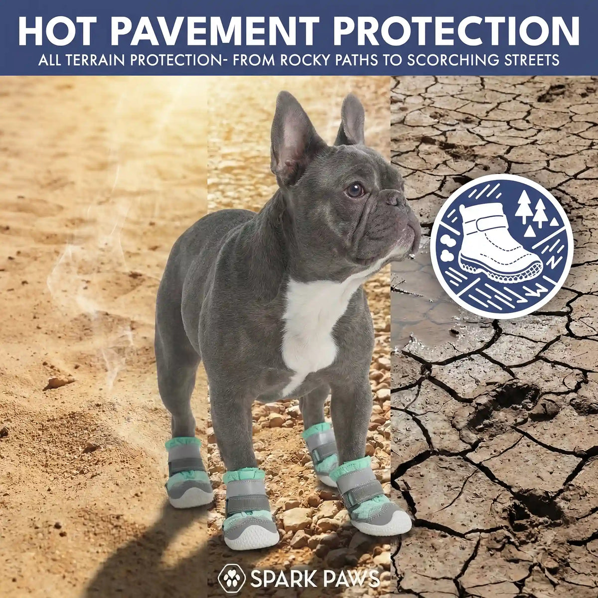 Hot Pavement Pawtector Dog Shoes