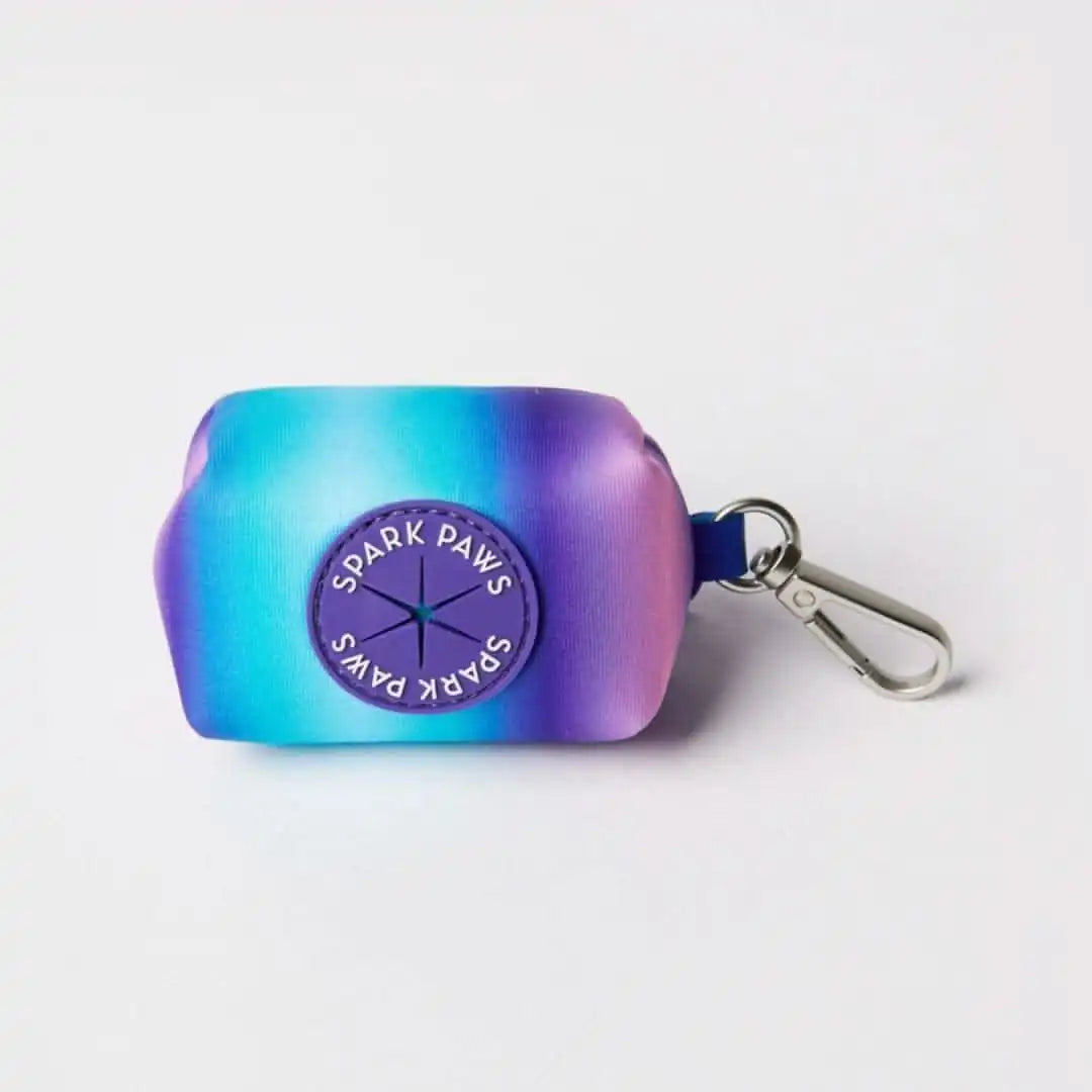 Leash and Poop Bag Holder Set - 90s Retro