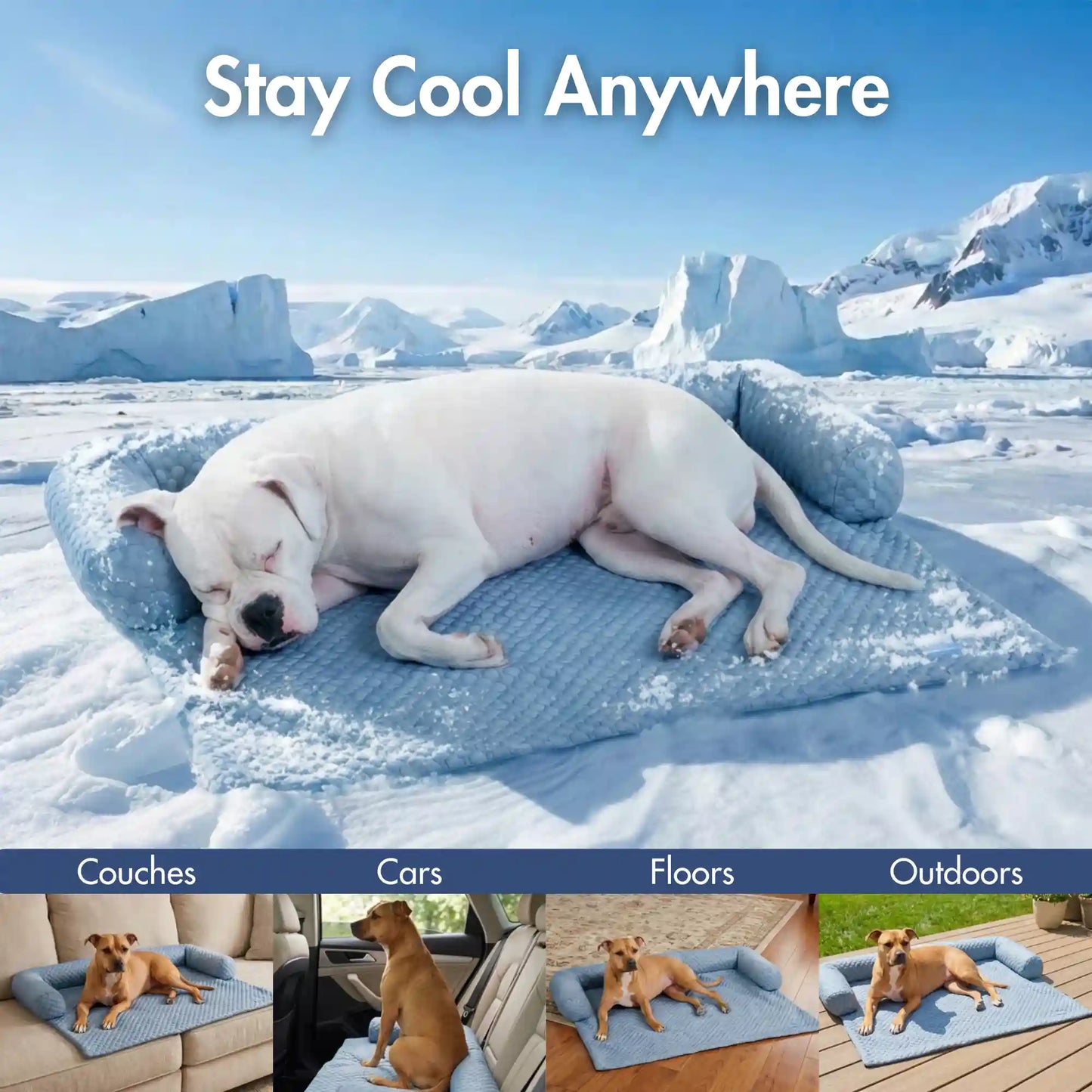 Frostcore™ Cooling Couch Cover Dog Bed