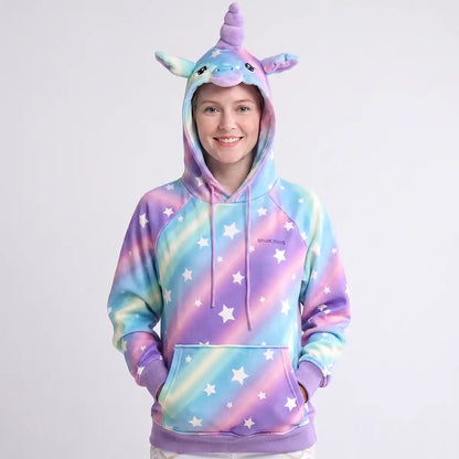 Halloween Human Hoodie - Unicorn (2)