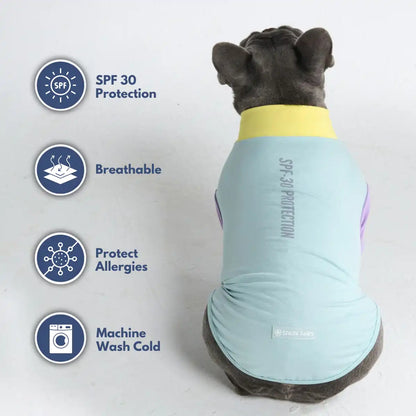 Sunblock Dog T-Shirt - Color Block