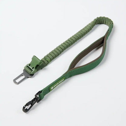 Multipurpose Seatbelt Handsfree Leash & Poop Bag Holder Set
