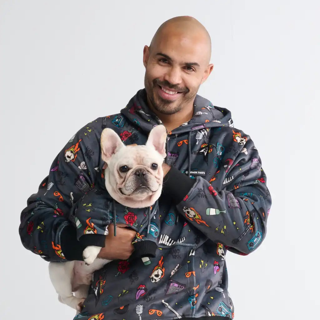 Rock and Roll Dog Hoodie