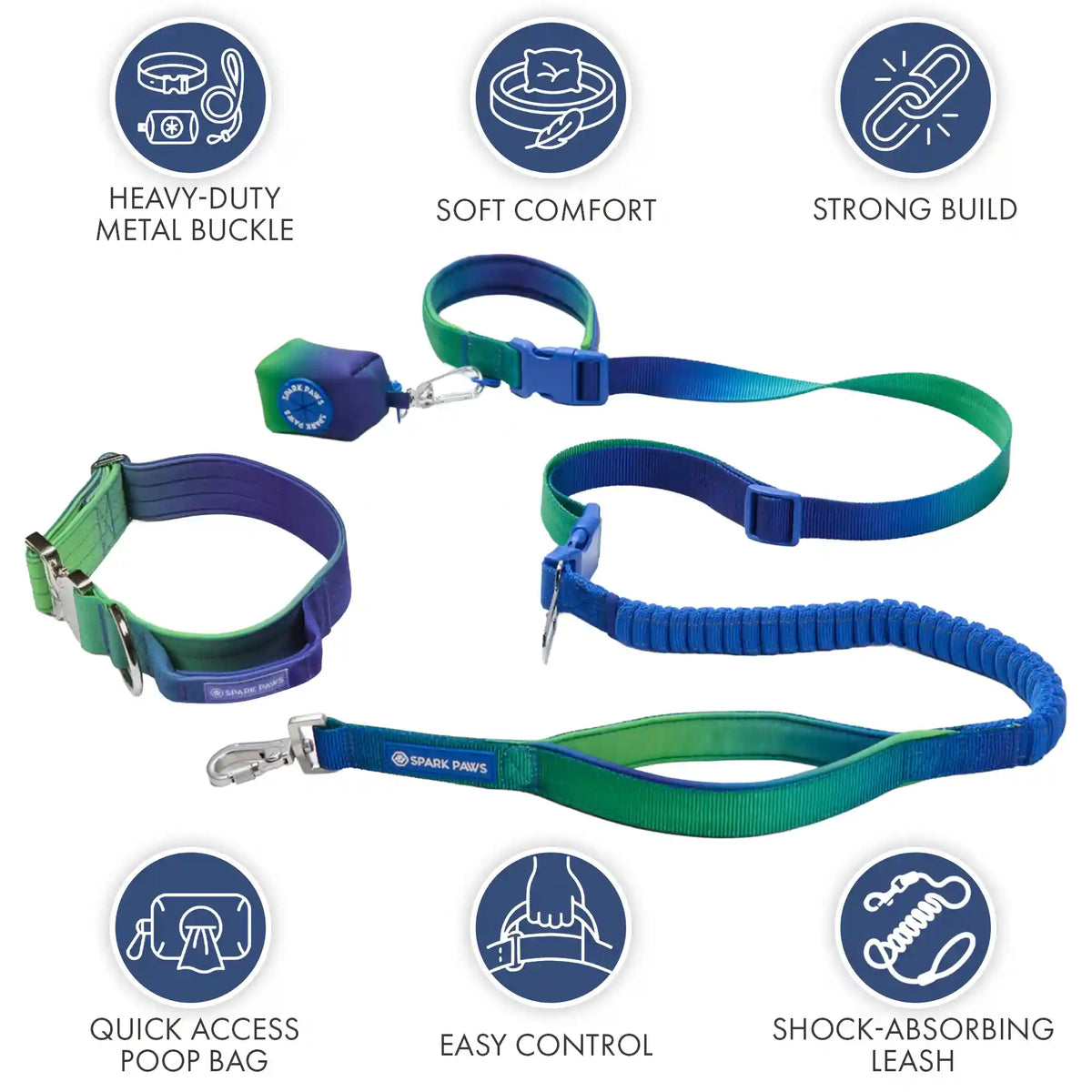 Comfort Control Collar and Multipurpose Leash Sets