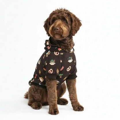 The Germany Dog Hoodie - Dark Brown