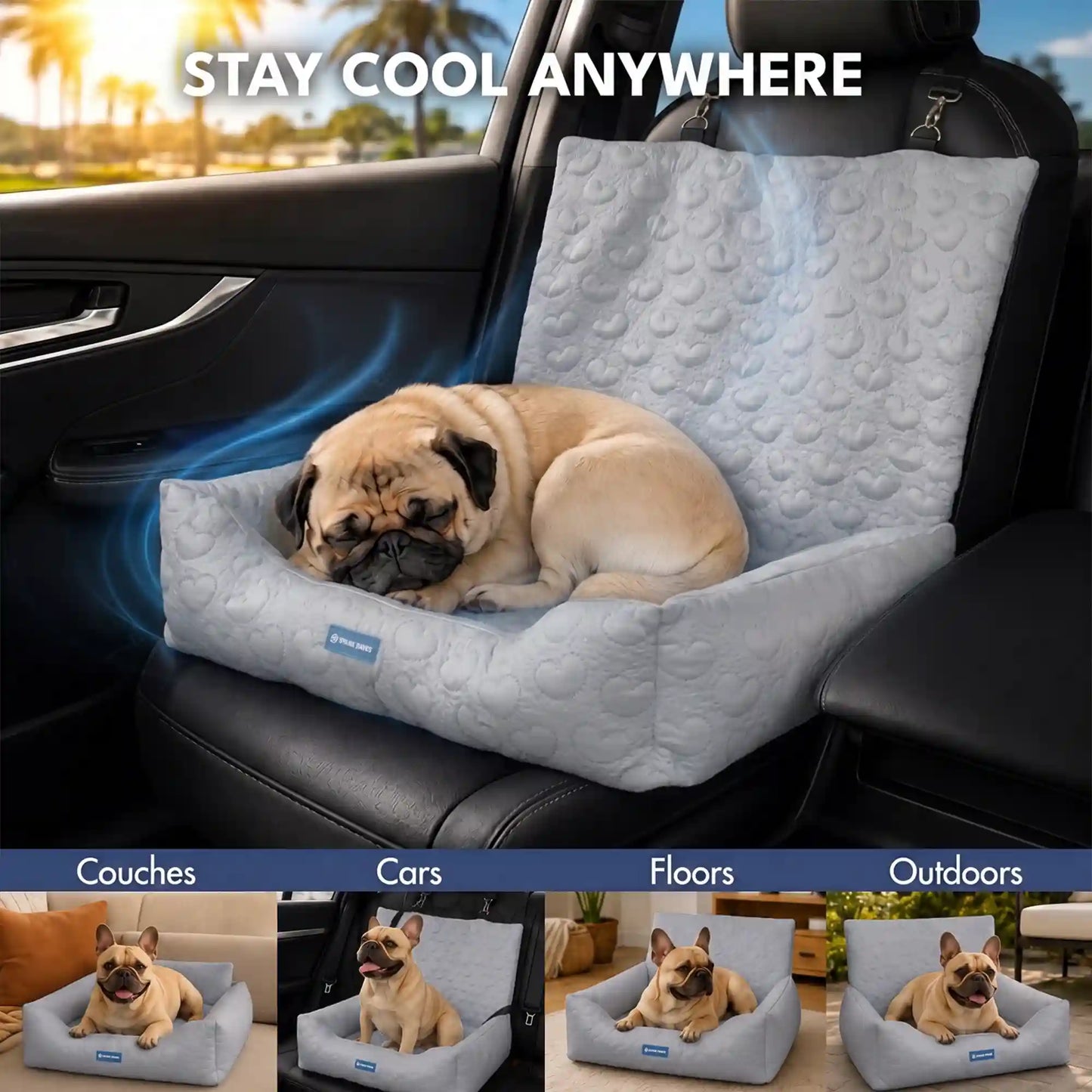 Frostcore™ Dog Cooling Car Seat Beds