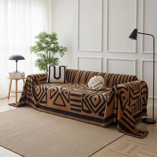 Pet Couch Cover - Boho Brown