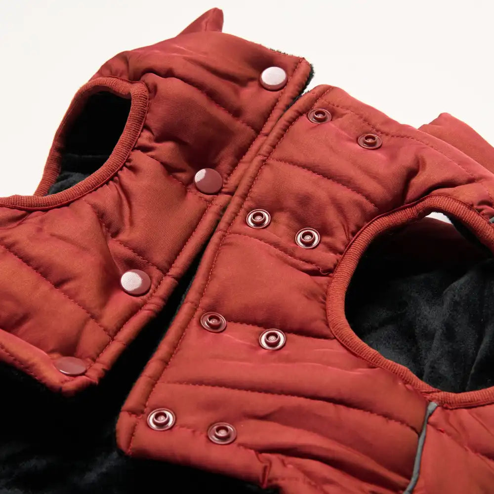 WarmShield Water-Resistant Jacket - Crimson
