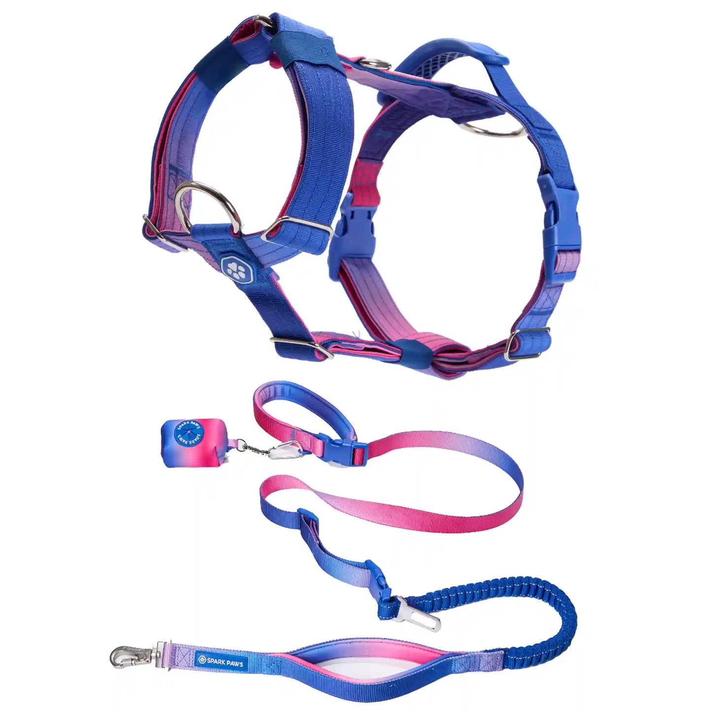 Comfort Control No-Pull Dog Harness and Multipurpose Leash Sets