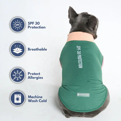 Sunblock Dog T-Shirt - Pistachio