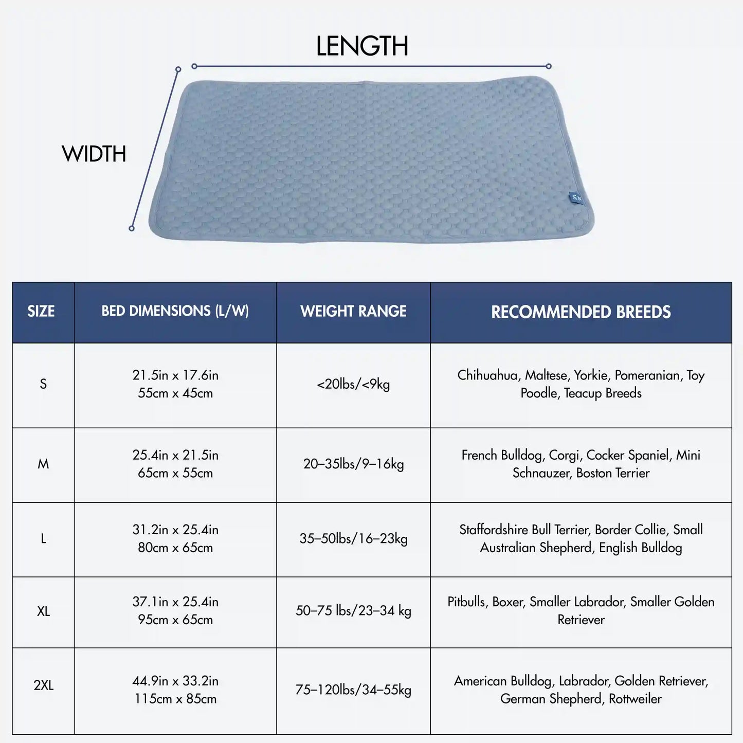 Frostcore™ Cooling Mat - Ash Blue (2)